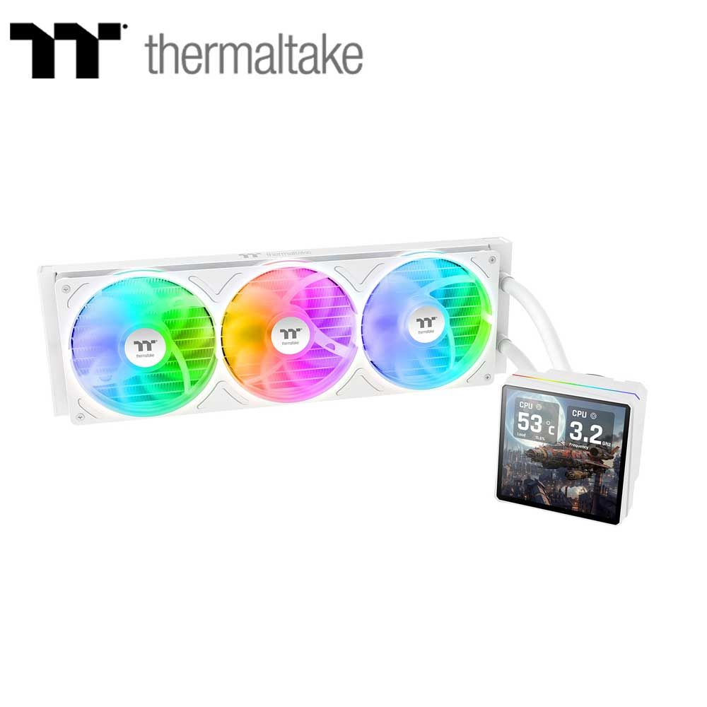 Thermaltake｜サーマルテイク 水冷一体型CPUクーラー TH360 V3 Ultra ARGB Sync Snow All-In-One Liquid Cooler（ホワイト） CL-W476-PL12SW-A