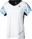 DUN-DAP1322W-003-M ダンロップ レディース ゲームシャツ（ホワイト・サイズ：M）