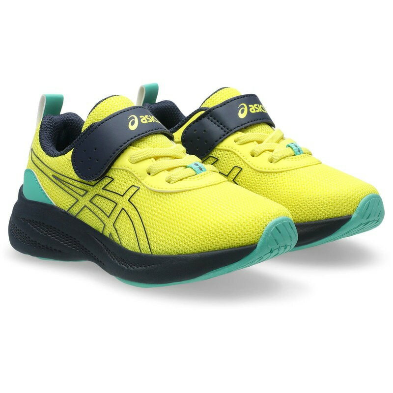 ASICS - アシックス キッズ・ジュニア用 スニーカー LAZERBEAM MP-MG-PS（イエロー×ネイビーブルー・サイズ：19.0cm） 1154A221-750-19.0 asics