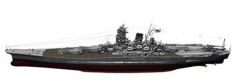 フジミ 1/700 帝国海軍シリーズNo.2 日本海軍戦艦 武蔵（昭和17年/竣工時）フルハルモデル【FH-2】 プラモデル