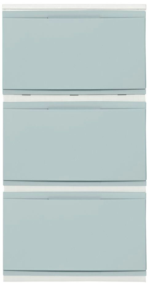 Mini Chest - グリーンパル LIVINEウォールチェスト3段　ミントブルー LW-2510 [LW2510グリンパル]