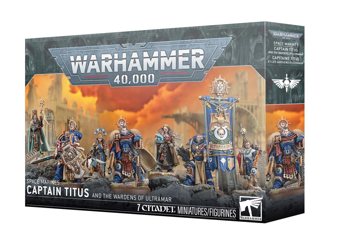 ゲームズワークショップ スペースマリーン：中隊長タイタス＆ウルトラマールの番人たち ウォーハンマー...