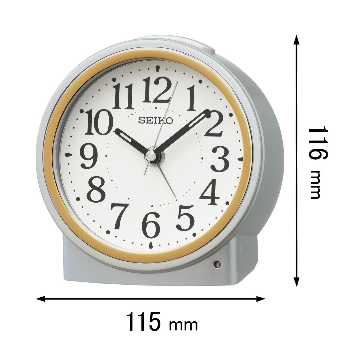 セイコー 目覚まし時計 セイコー目覚まし時計 KR-518-S [KR518S]【返品種別A】