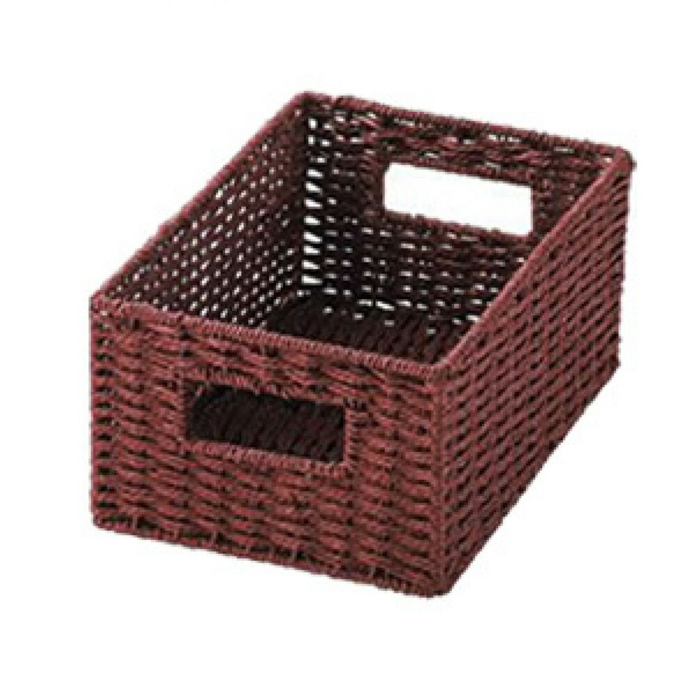 株式会社ちどり産業 収納ボックス 紙製 1/4サイズ 幅18×奥行26×高さ10cm（レッド） CH-403RE 収納ケース [CH403RE]
