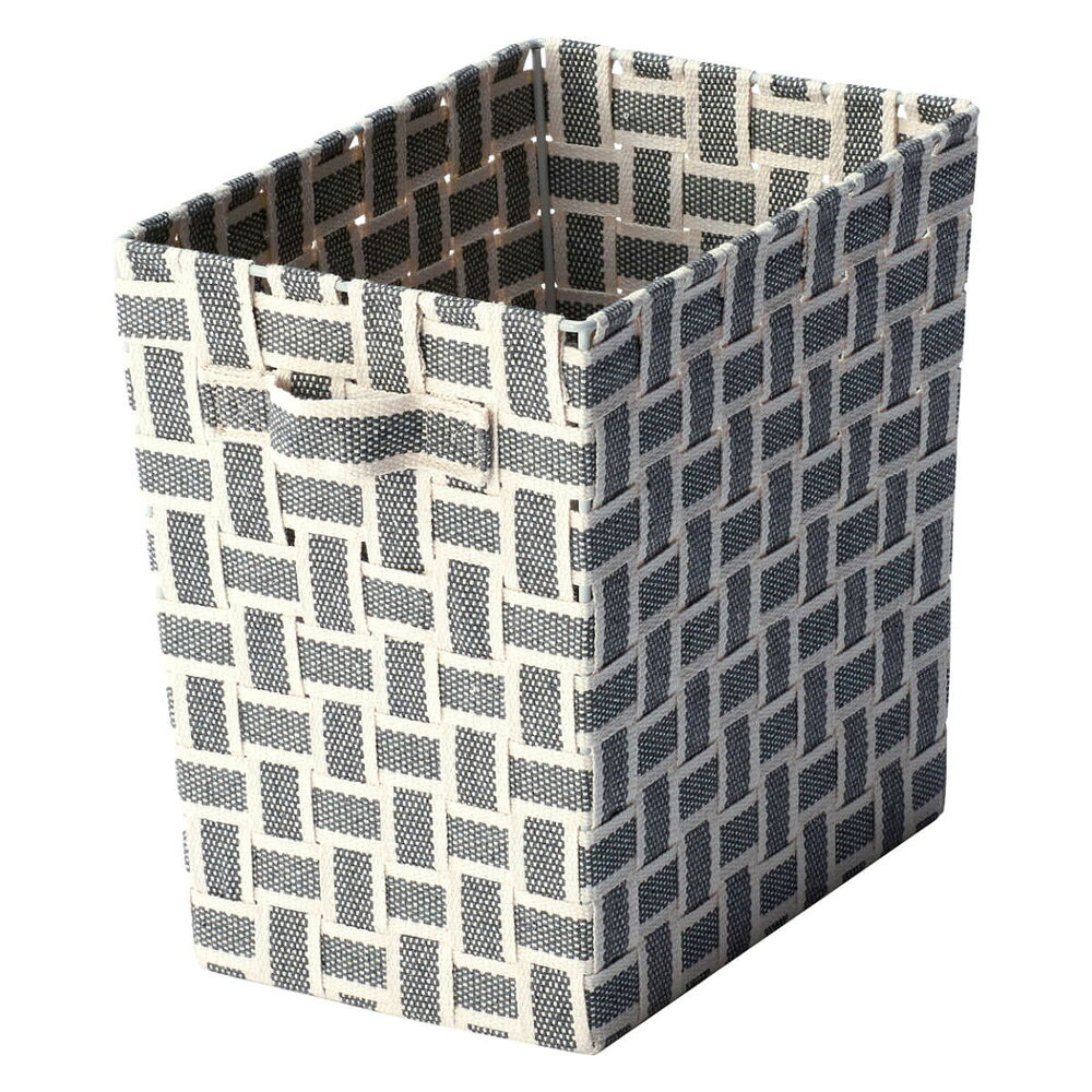 株式会社ちどり産業 収納ボックス 取っ手付き 縦ハーフ 幅18×奥行26×高さ25.5cm（グレー） SF-73CG 収納ケース [SF73CG]