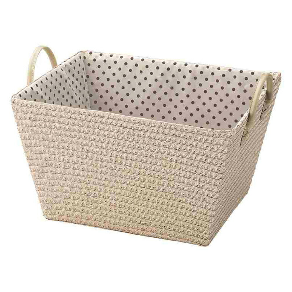 Laundry Containers - 株式会社ちどり産業 収納ボックス バスケット 幅43×奥行33×高さ24cm（ナチュラル） SF-990NA 収納ケース [SF990NA]