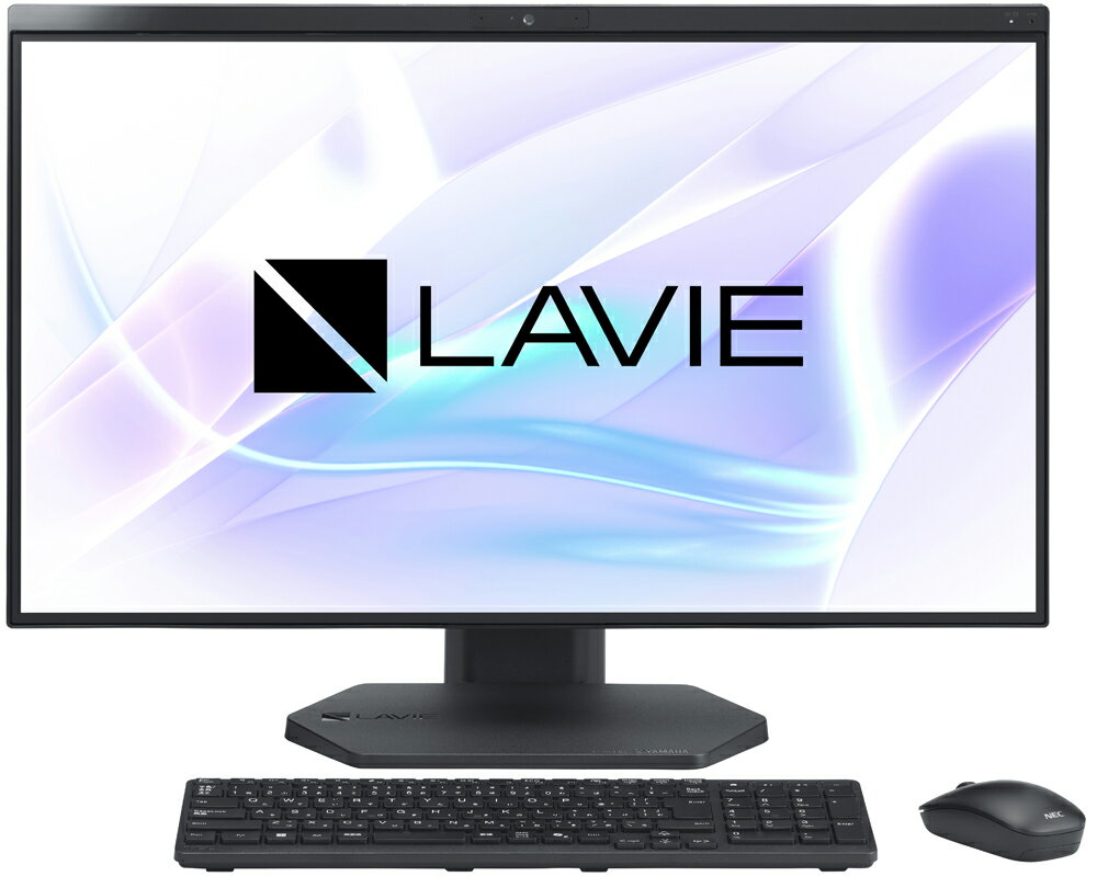 NEC｜エヌイーシー 一体型デスクトップパソコン LAVIE A27【Joshinオリジナル】(27型/Core i7 1355U/メモリ 16GB/SSD 1TB/DVD/Office)ファインブラック PC-A2796LAB-J
