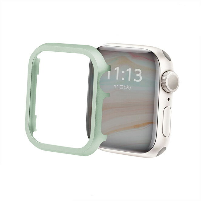 GAACAL(ガーカル) Apple Watch 4-6/SE1-2 【40mm】 メタリックフレーム(グリーン) W00114MG2