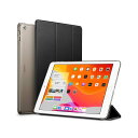 ESR iPad 10.2インチ（第7世代）用 ウルトラスリム Smart Folioケース（ブラック） ES18221