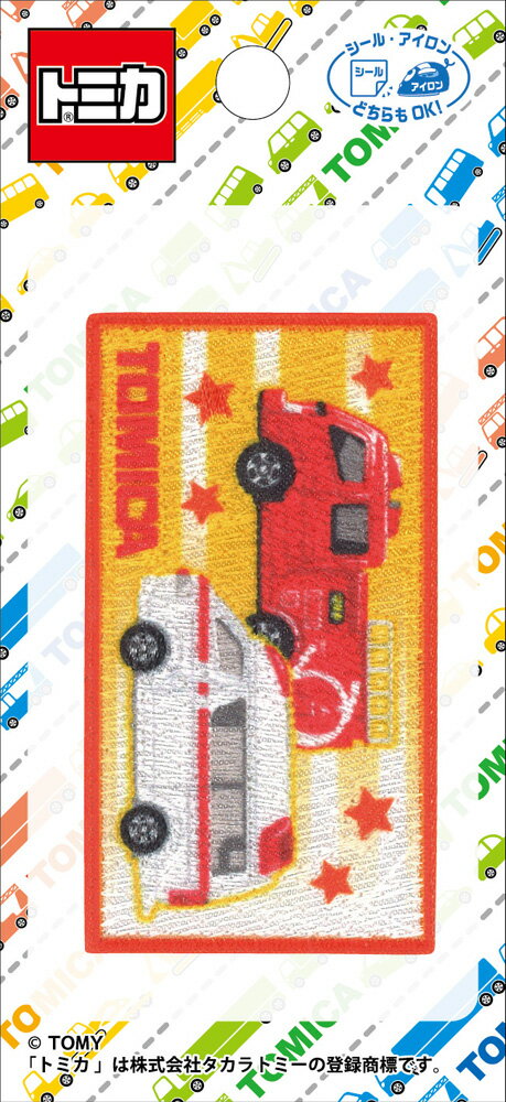 パイオニア トミカ ワッペン 消防車・救急車 TOM550-TOM042