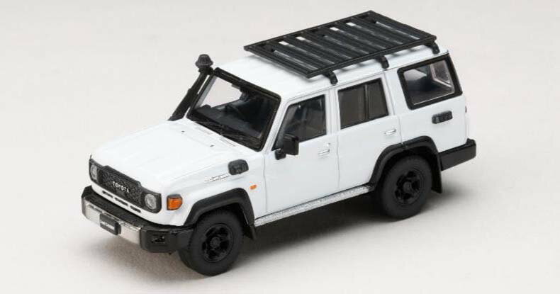 ホビージャパン 1/64 Toyota LANDCRUISER 70 (GDJ76W) 2023 カスタムバージョン スーパーホワイトII【HJ642090W】...