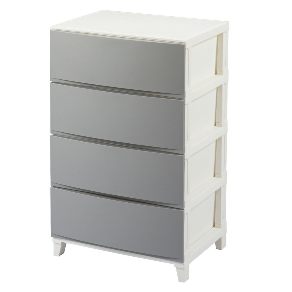 Mini Chest - サンカ チェスト 4段 幅54×奥行42×高さ87.5cm ルームスシェード（サンドグレー） RSD-S544SGY 収納ケース [RSDS544SGY]