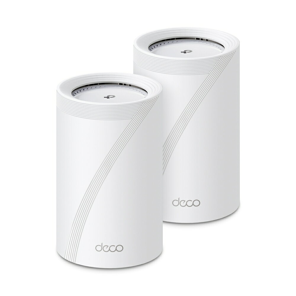 TP-Link｜ティーピーリンク BE14000 トライバンドメッシュWi-Fi 7ユニット Deco BE68（2パック） DECOBE682P