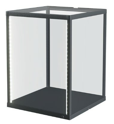 ホビーベース デスクトップショーケース M メカグレー【K132GY】 ディスプレイケース