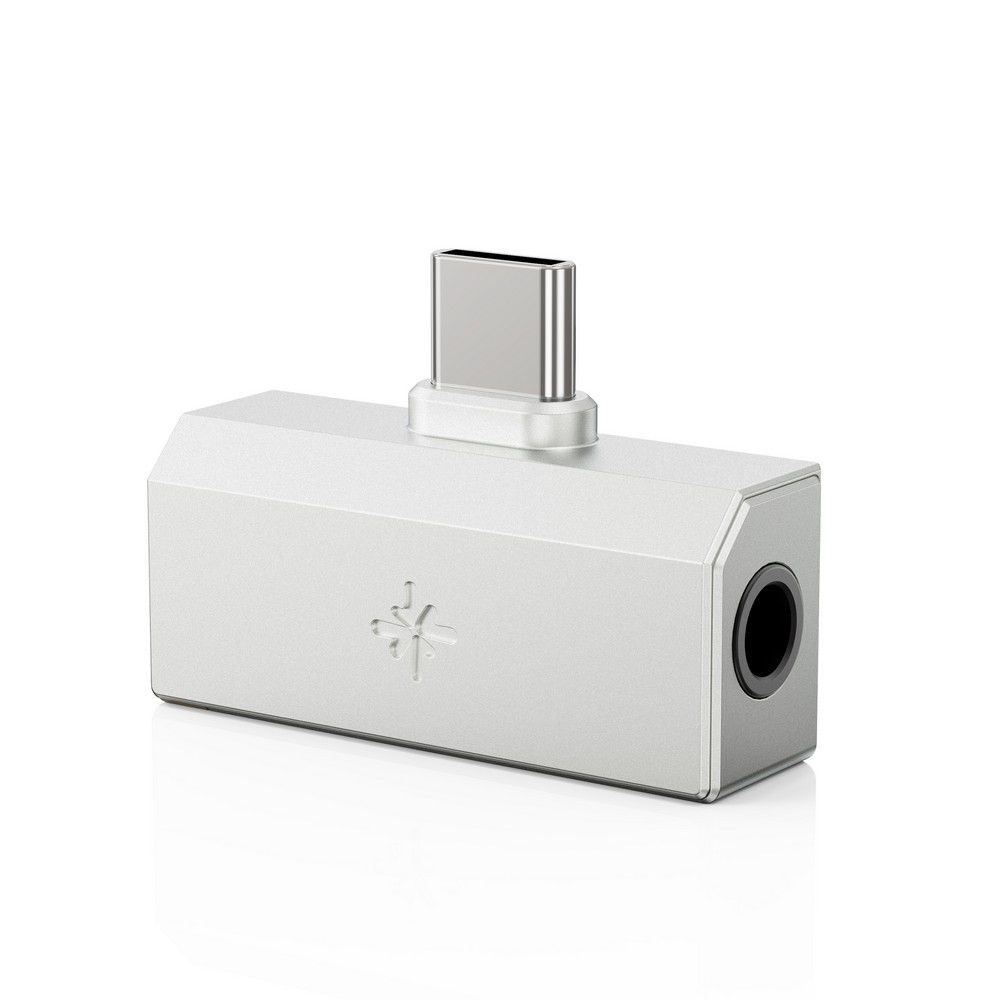 フィーオ USB DAC内蔵ポータブルヘッドホンアンプ（シルバー）《Snowsky TINY B（3.5mm＋4.4mm)》 FIO-..