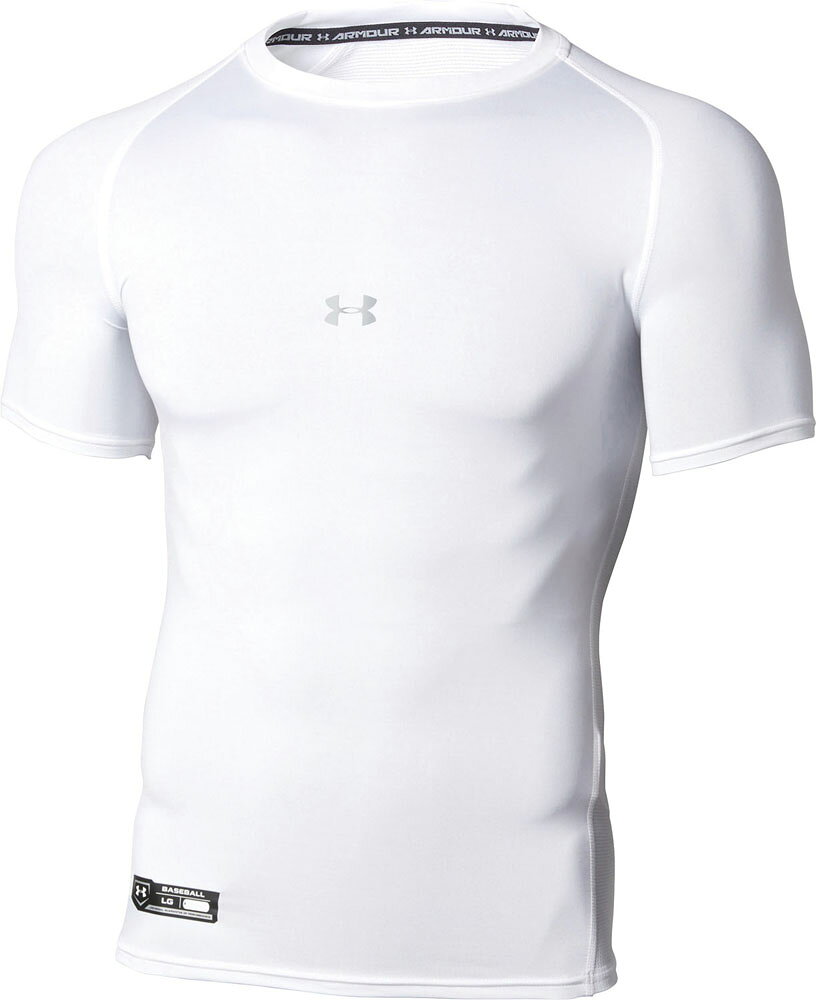 Other - アンダーアーマー ヒートギアアーマー ショートスリーブ クルーネック（ホワイト・サイズ：XXL） 1358643-100-XXL UNDER ARMOUR　UA　ベースボール コンプレッション