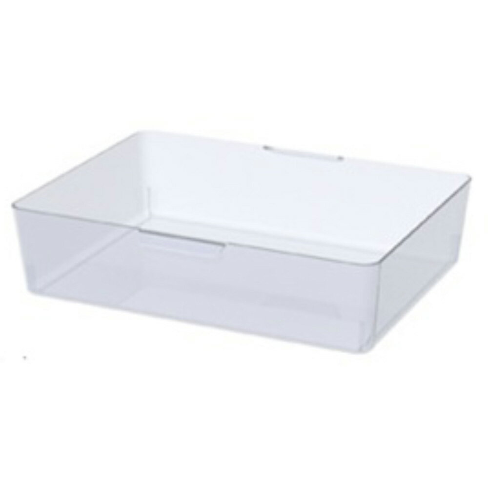 サンカ 収納ボックス スケルトンボックス S クリア 幅35×奥行28.4×高さ8.6cm（クリア） SKB-WS 収納ケース SKBWS