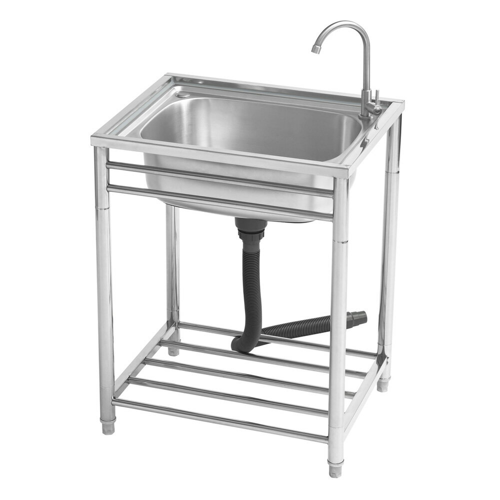 サンカ 流し台 幅64.5×奥行50×高さ80cm OK-65SJ エクステリア・園芸