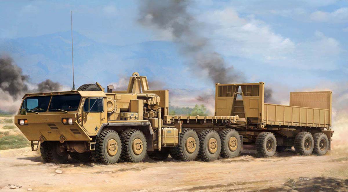 アイラブキット 1/35 M1074 HEMTT PLSw/M1076 トレーラー【ILK63564】 プラモデル