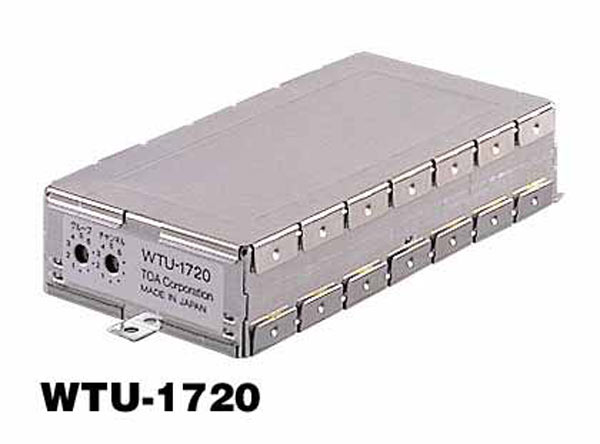 WTU-1720 TOA シングルワイヤレスチューナーユニット（シングル・チャンネル増設用）