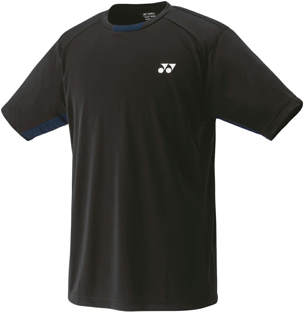 YO-10810-007-L ヨネックス ユニセックス ゲームシャツ（ブラック・サイズ：L）