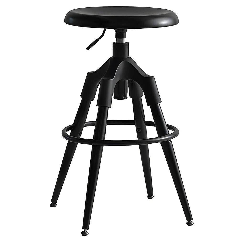 Stand Chairs - 宮武製作所 バーチェア Ford [フォード] ロータイプ（ブラック） KNC-C600L_BK MIYATAKE [KNCC600LBK]