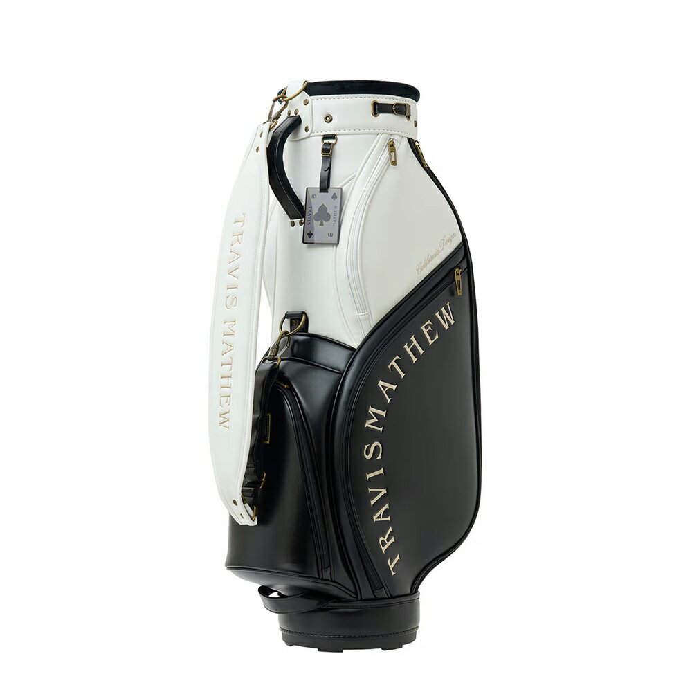 トラヴィスマシュー キャディバッグ SC カートバッグ（BLACK・8.5型・47インチクラブ対応） TRM26-CB-7AN903-BK TravisMathew 7AN903 ゴルフ