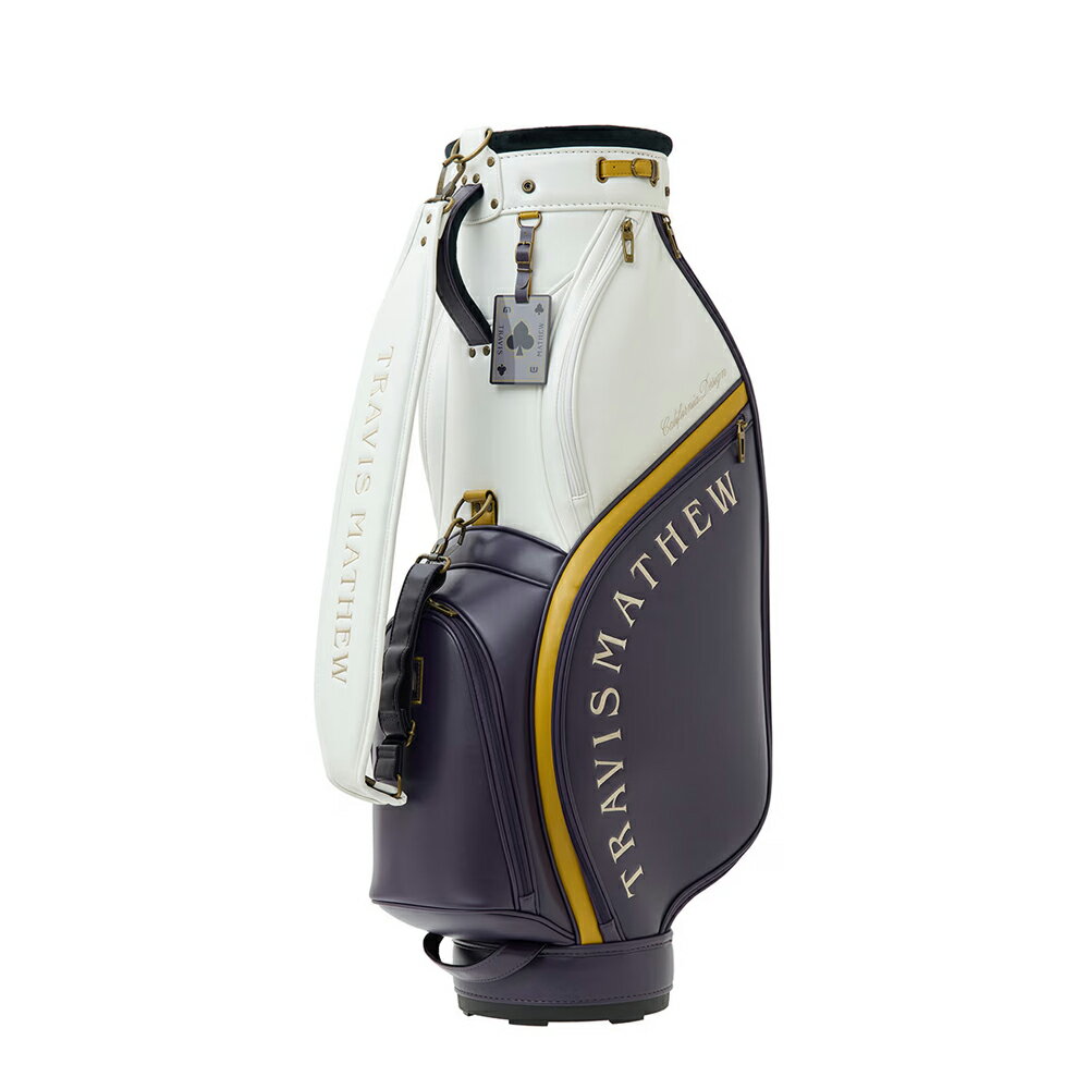 トラヴィスマシュー キャディバッグ SC カートバッグ（PURPLE・8.5型・47インチクラブ対応） TRM26-CB-7AN903-PRV TravisMathew 7AN903 ゴルフ