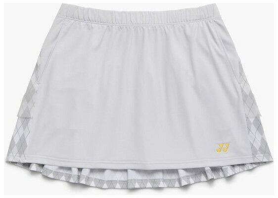 ヨネックス レディース スカート（アイスグレー・サイズ：L） YO-26198-326-L YONEX