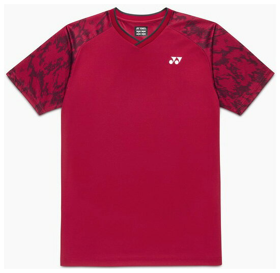 ヨネックス ユニセックス ゲームシャツ（ディープレッド・サイズ：M） YO-10742-404-M YONEX
