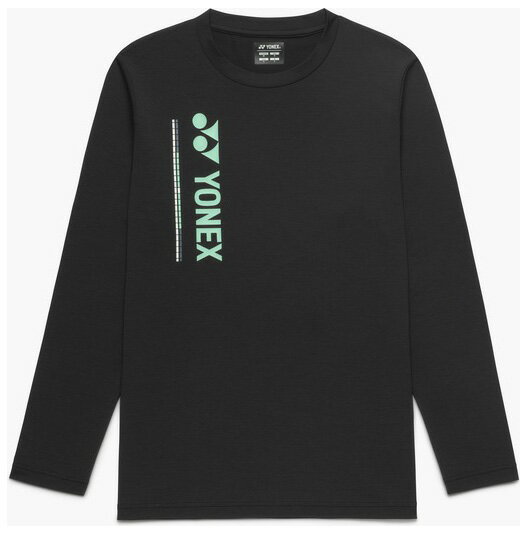ヨネックス ユニセックス ロングスリーブTシャツ（ブラック・サイズ：M） YO-16883-007-M YONEX...