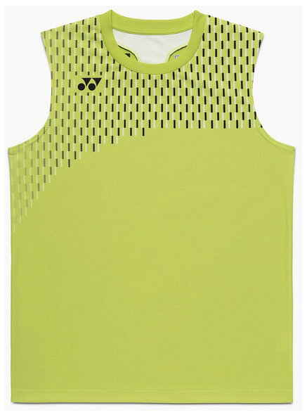 ヨネックス メンズ ゲームシャツ ノースリーブ（フレッシュライム・サイズ：L） YO-10715-680-L YONEX