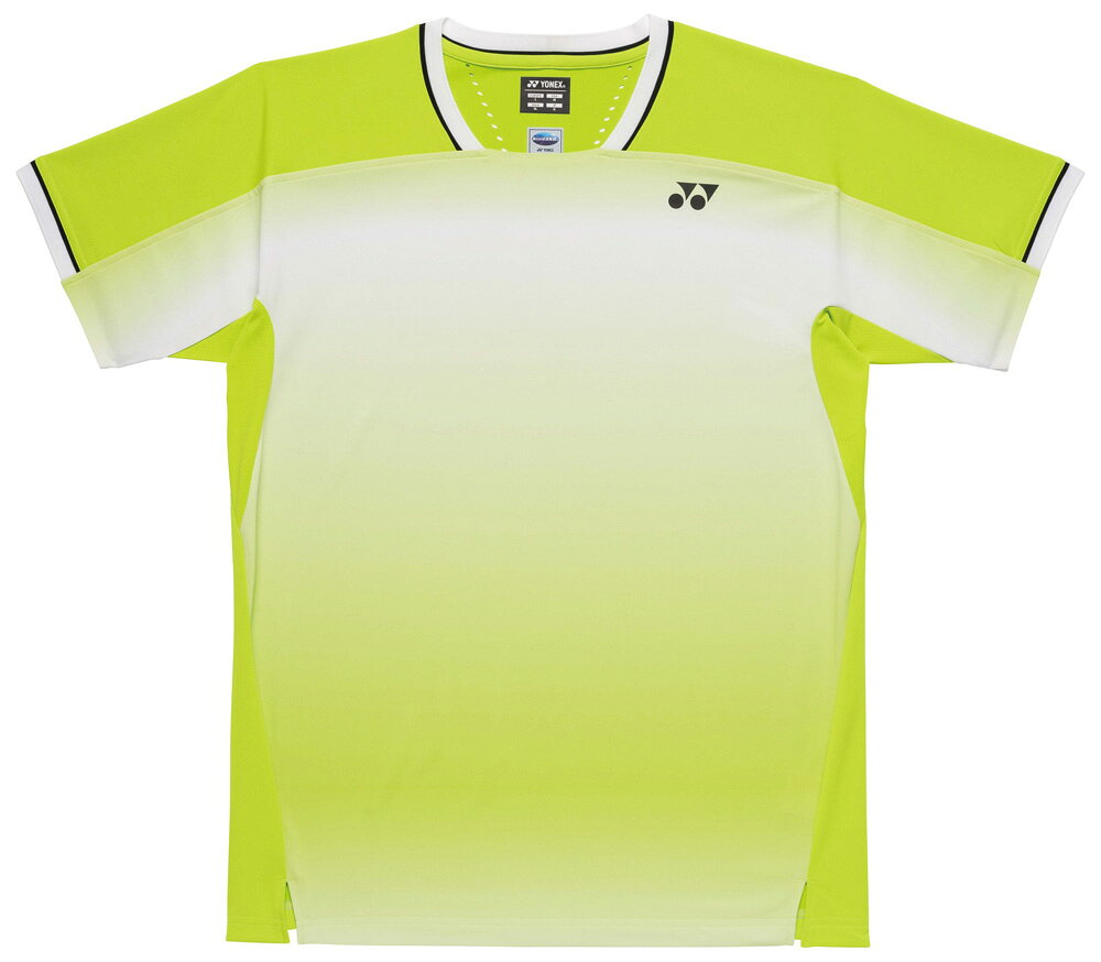 ヨネックス ユニセックス ゲームシャツ（フレッシュライム・サイズ：L） YO-10704-680-L YONEX