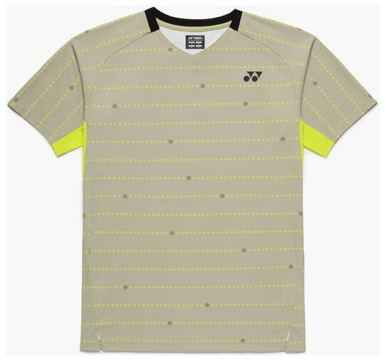 ヨネックス ユニセックス ゲームシャツ（カーキベージュ・サイズ：O） YO-10710-504-O YONEX