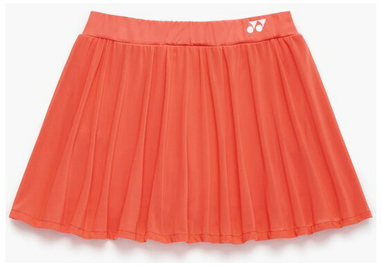 ヨネックス レディース スカート インナースパッツ付（サイバーオレンジ・サイズ：L） YO-26190-814-L YONEX