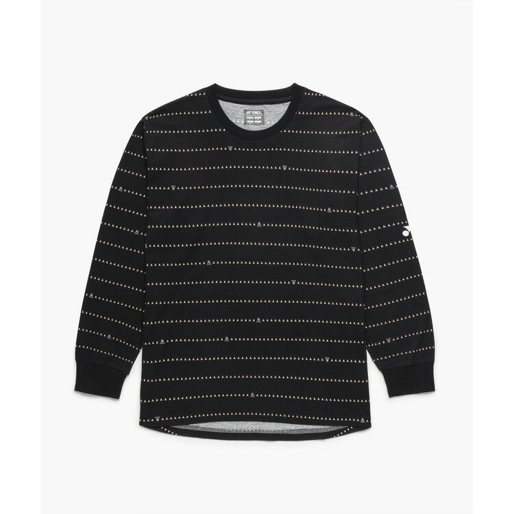 ヨネックス ユニセックス ロングスリーブTシャツ（ブラック・サイズ：L） YO-16842-007-L YONEX