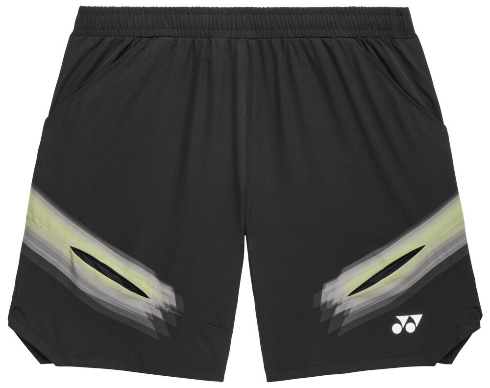 ヨネックス ユニセックス ハーフパンツ（ブラック・サイズ：XO） YO-15234-007-XO YONEX