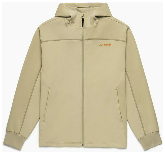 ヨネックス ユニセックス ウォームアップパーカー（カーキベージュ・サイズ：L） YO-50191-504-L YONEX