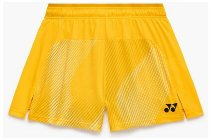 ヨネックス レディース ショートパンツ（ヤマブキ・サイズ：L） YO-25121-221-L YONEX