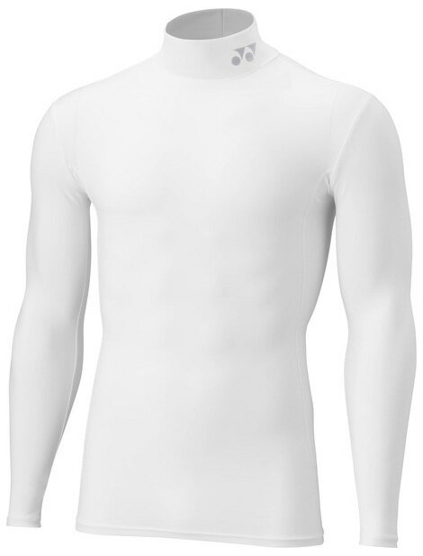 ヨネックス ユニセックス ハイネック長袖シャツ（ホワイト・サイズ：XO） YO-STBF1021-011-XO YONEX(4.0)