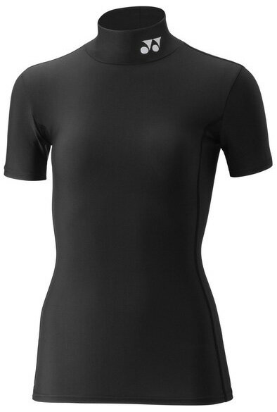 ヨネックス レディース ハイネック半袖シャツ（ブラック・サイズ：S） YO-STBF1520-007-S YONEX