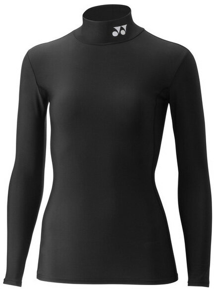 ヨネックス レディース ハイネック長袖シャツ（ブラック・サイズ：S） YO-STBF1521-007-S YONEX