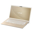 VAIO 14.0型ノートパソコン VAIO F14 サテンゴールド（Core i7 / メモリ 16GB /SSD 512GB / Officeあり） VJF14190211N