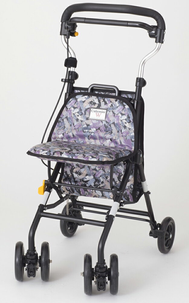 ウィズワン シルバーカート（ペイント柄） キュ-トミニWPT キュートミニWPT [キトミニWPT]