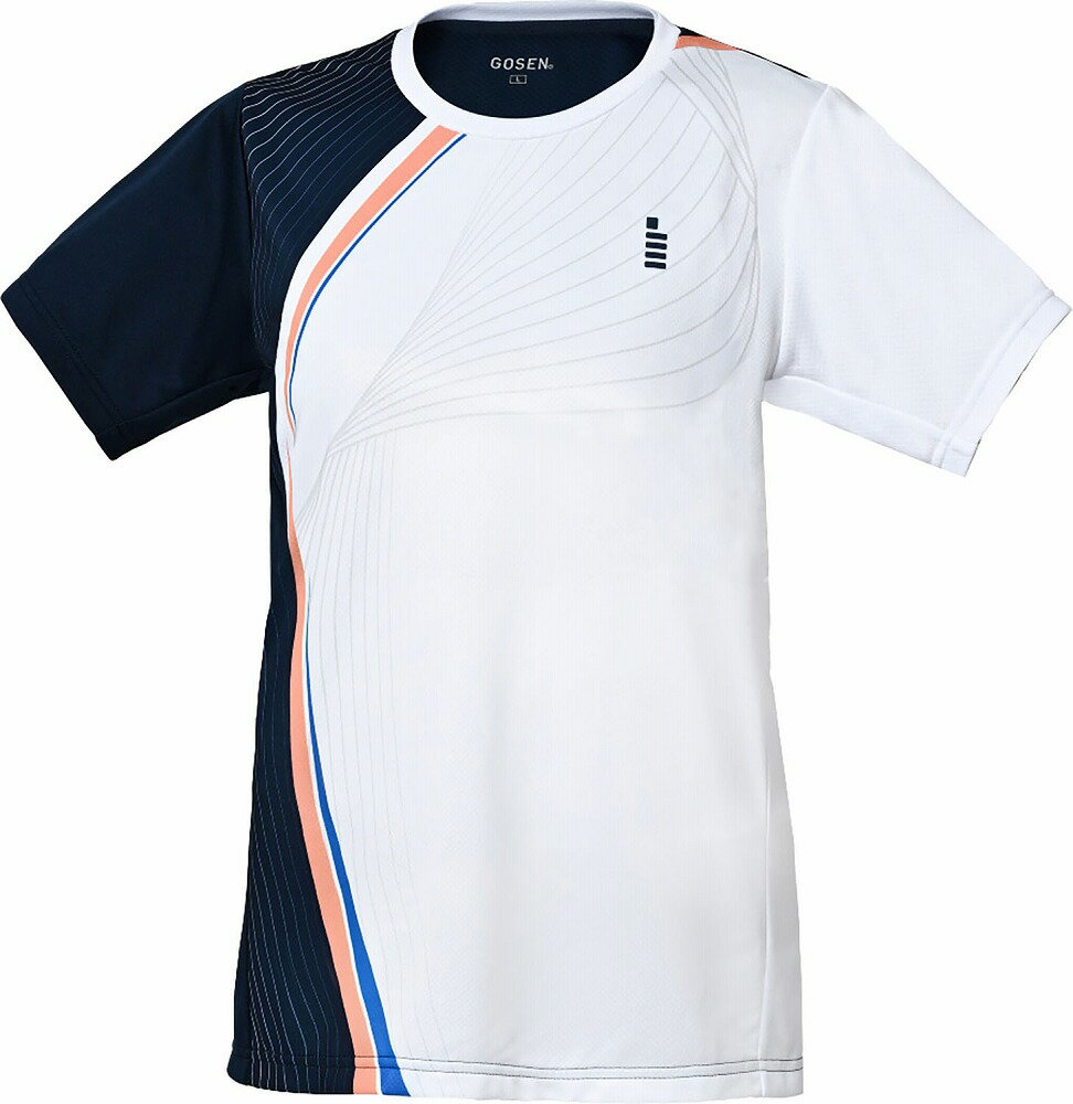 ゴーセン レディース ゲームシャツ（ホワイト・サイズ：S） GOS-T2523-30-S GOSEN