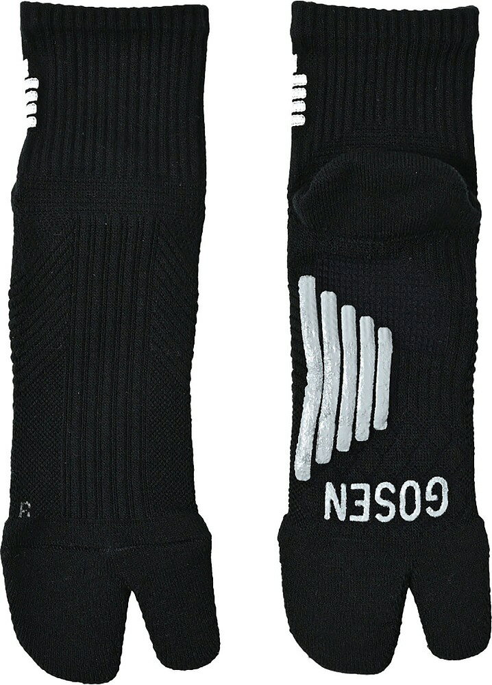 ゴーセン 高機能ソックス 2本指（ブラック・サイズ：25～28cm） GOS-F2502-39-25-28 GOSEN