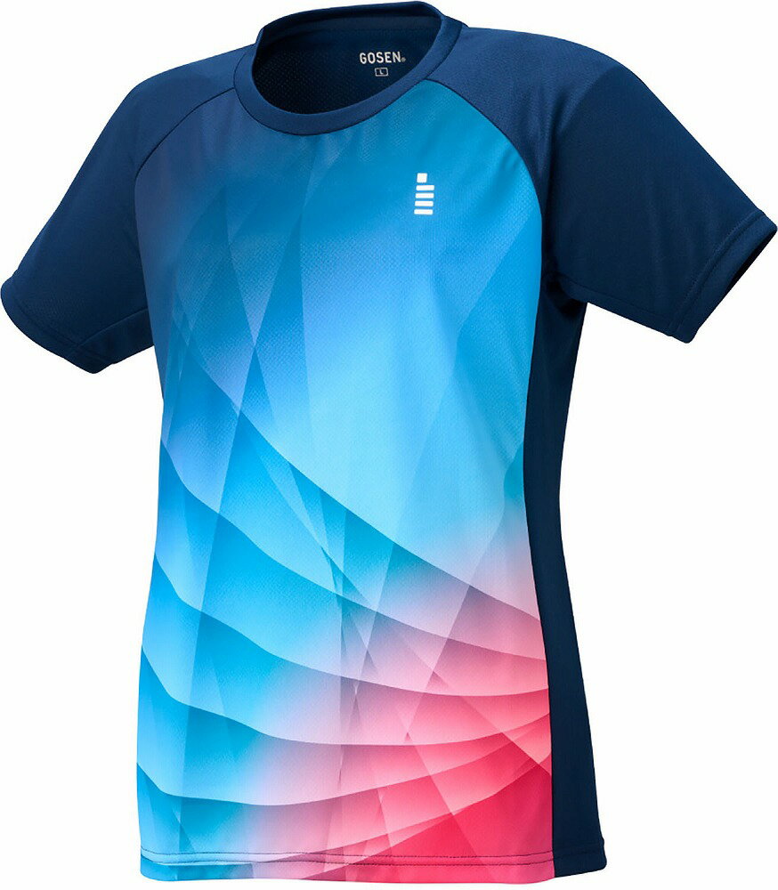 ゴーセン レディース ゲームシャツ（ネイビー・サイズ：S） GOS-T2551-17-S GOSEN