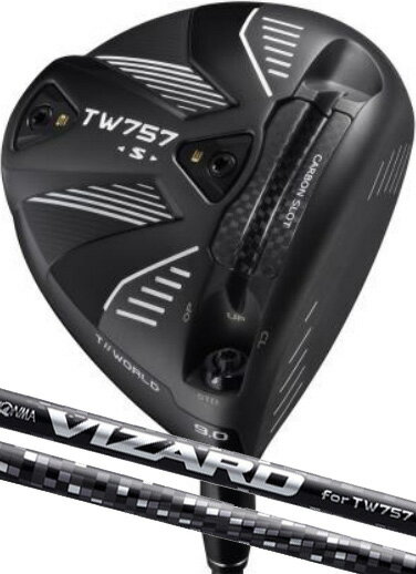 TW757-S-10.5-S 本間ゴルフ T//WORLD TW757 TYPE-S ドライバー 10.5° フレックス：S VIZARD for TW757シャフト