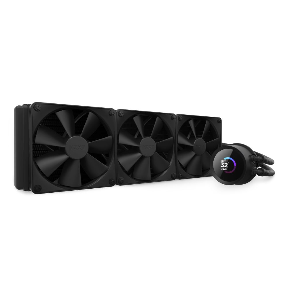 NZXT NZXT 簡易水冷クーラー KRAKEN (BASE) serise 360mm ブラック RL-KN360-B1