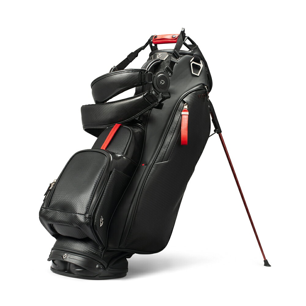ベゼル PLAYER 5.0 Stand キャディバッグ ダブルストラップ（Nightfire・8.5型・47インチクラブ対応） VSL-PLY5.0-NIFI-W VESSEL GOLF ゴルフ